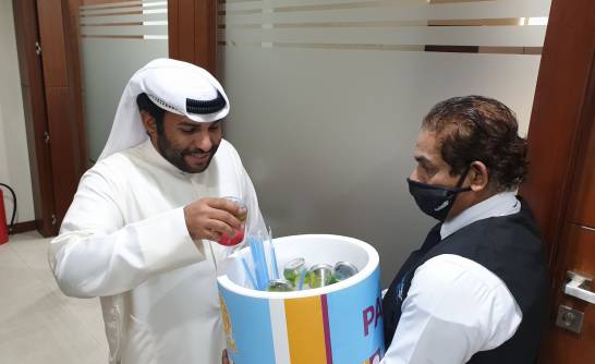 Corporate Communication Department takes initiative to provide refreshments